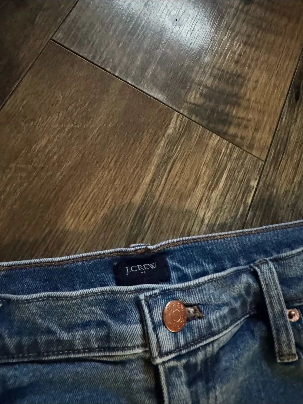 J. Crew Light Blue Denim Mini Skirt